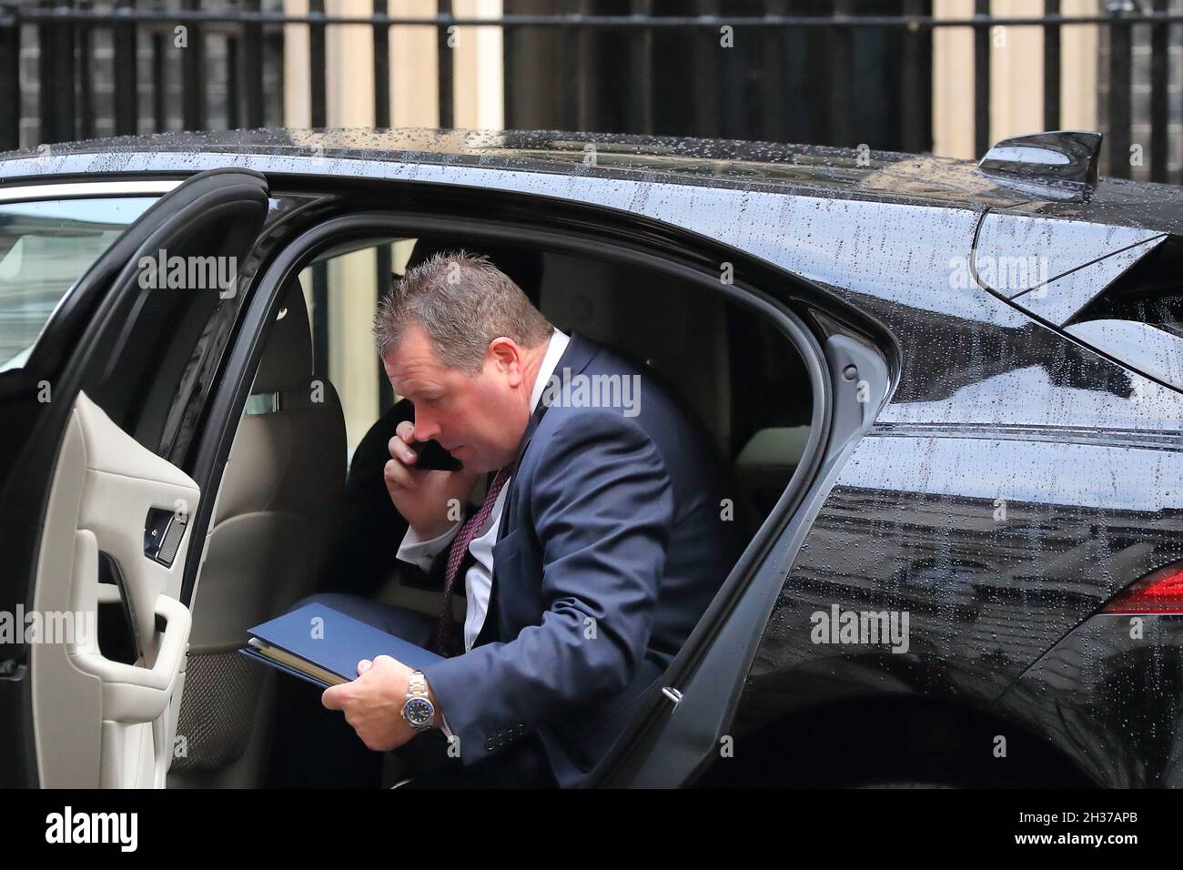 Il capo Whip Mark Spencer arriva per un incontro al n. 10 Downing Street, Westminster, Londra, Regno Unito Foto Stock