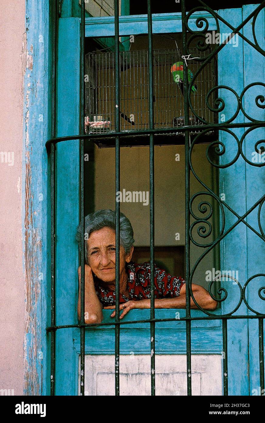 CUBA, LA CITTÀ DI TRINIDAD, CHE HA MANTENUTO IL SUO ANTICO FASCINO Foto Stock