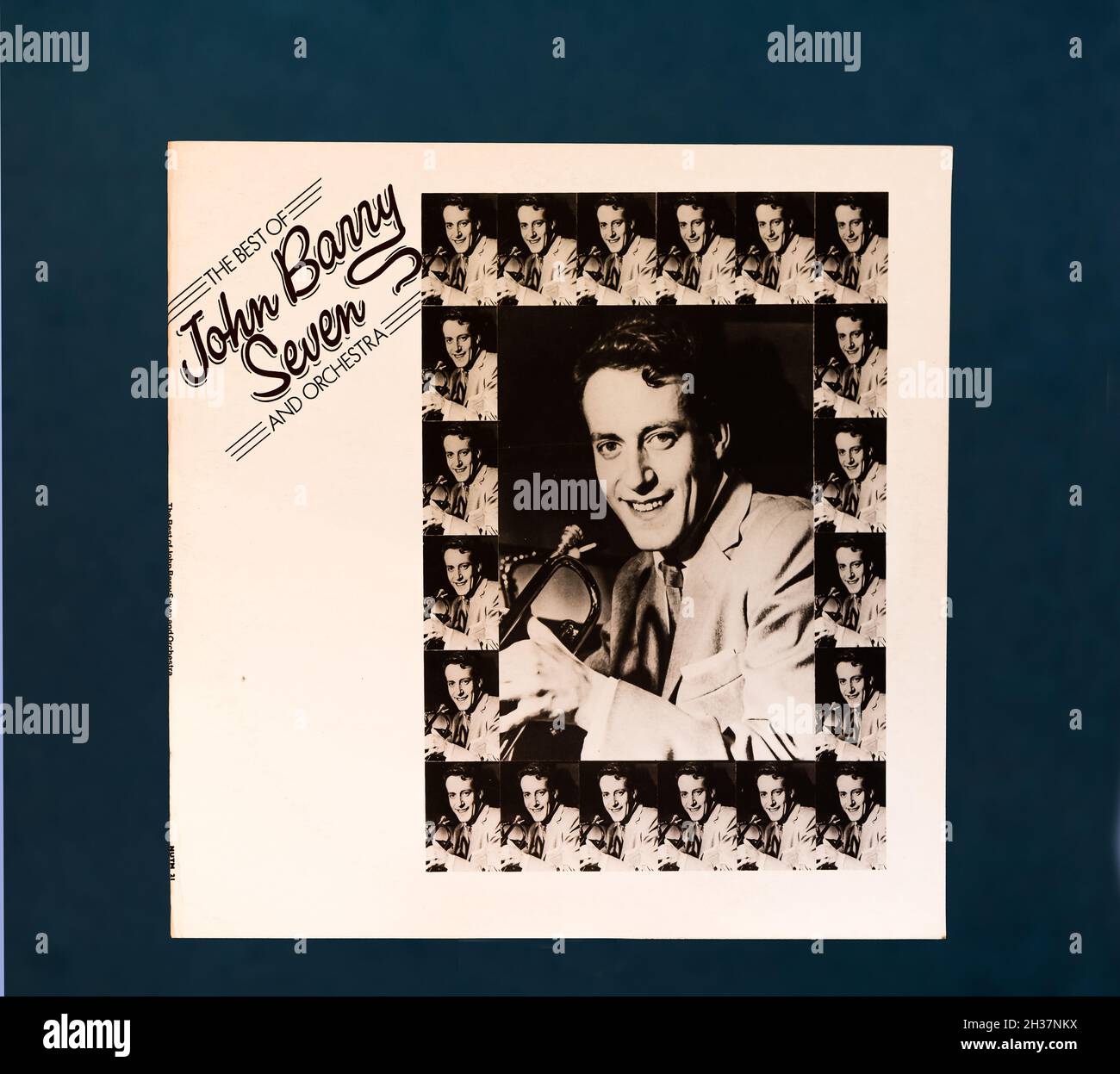 Memories of EMI - White Label Vinyl Disc The Best of John Barry Seven. Foto Stock