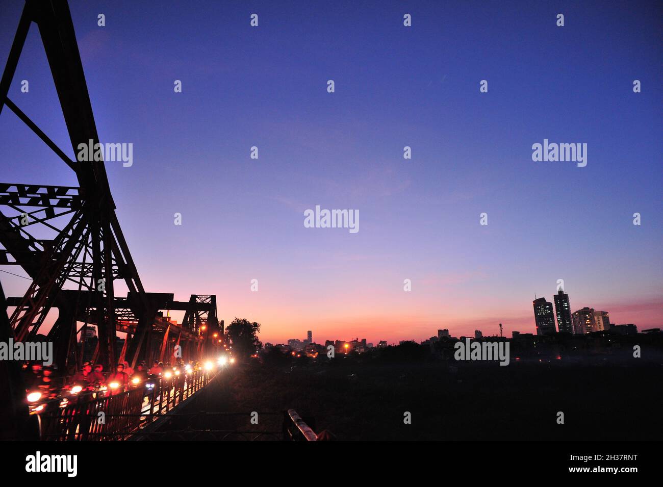 Il colore del tramonto Foto Stock