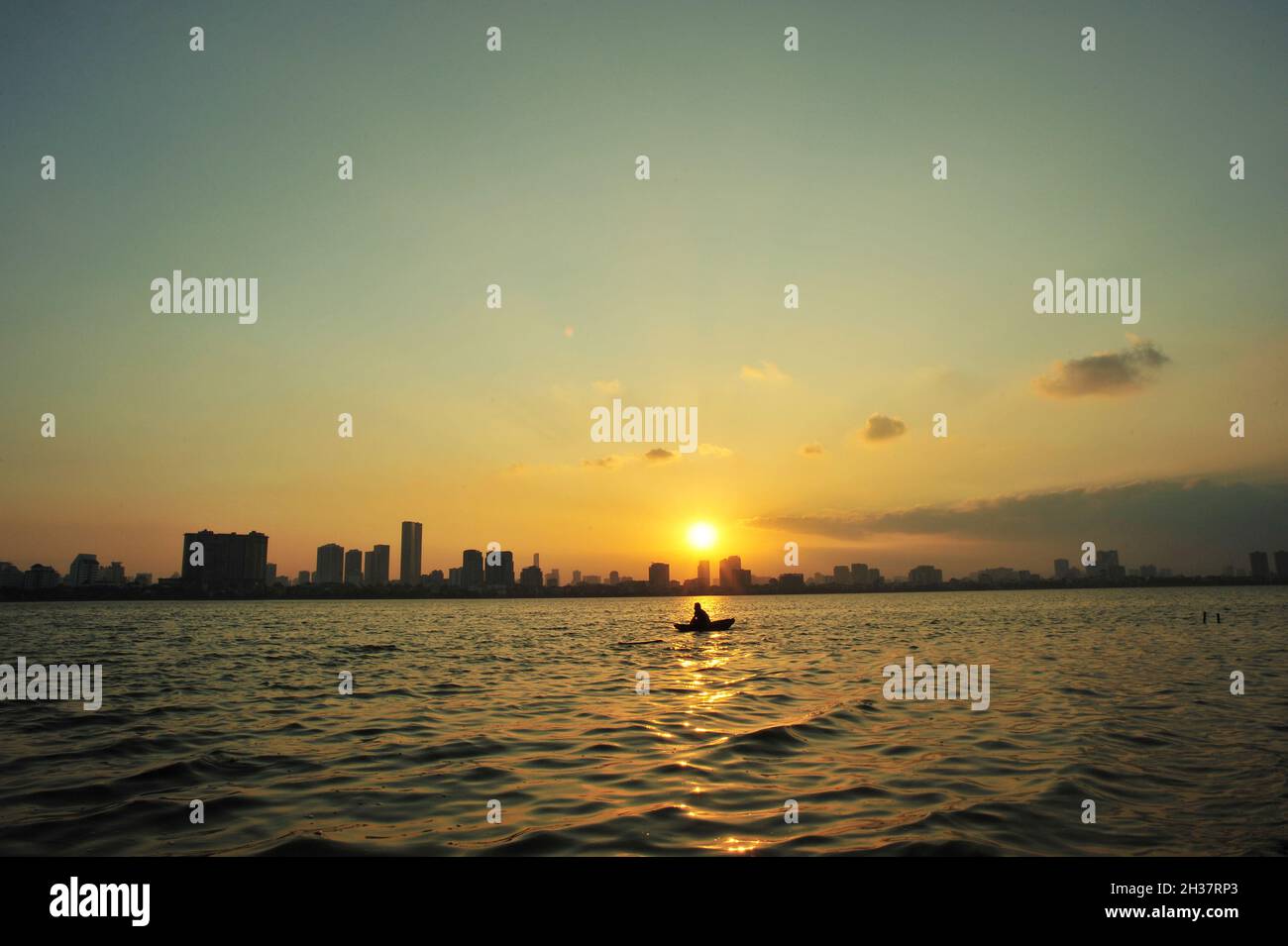 Il colore del tramonto Foto Stock