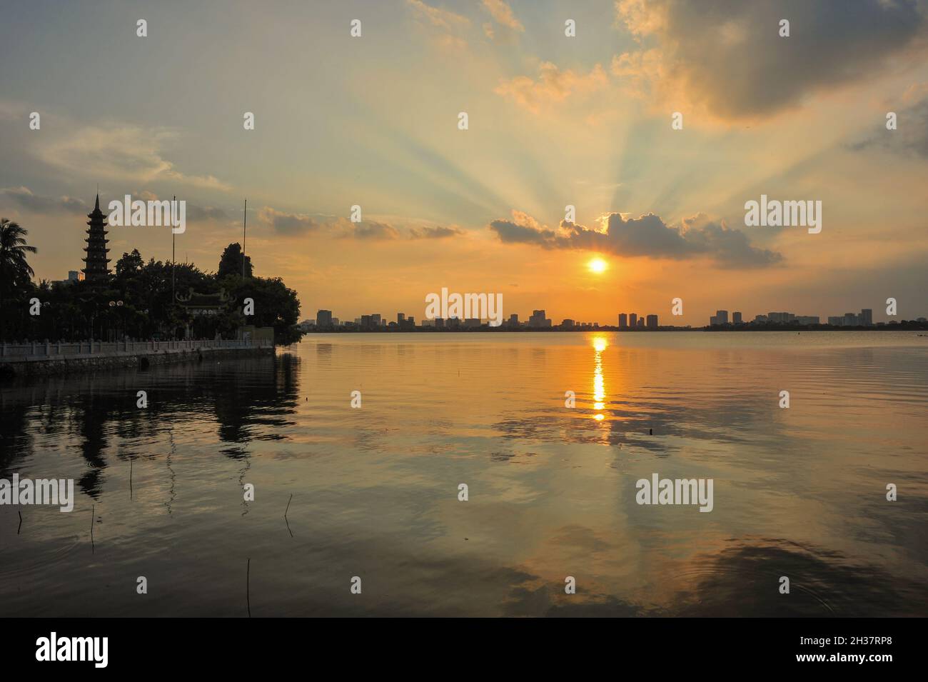 Il colore del tramonto Foto Stock