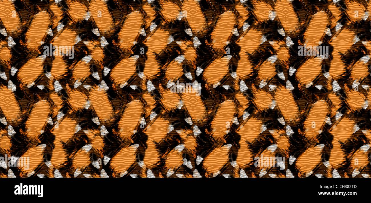 Disegno colorato background.Fashion pattern work e stampa tessile.Animal print, leopard texture.Fashion print pattern.Seamless astratto pattern in Foto Stock