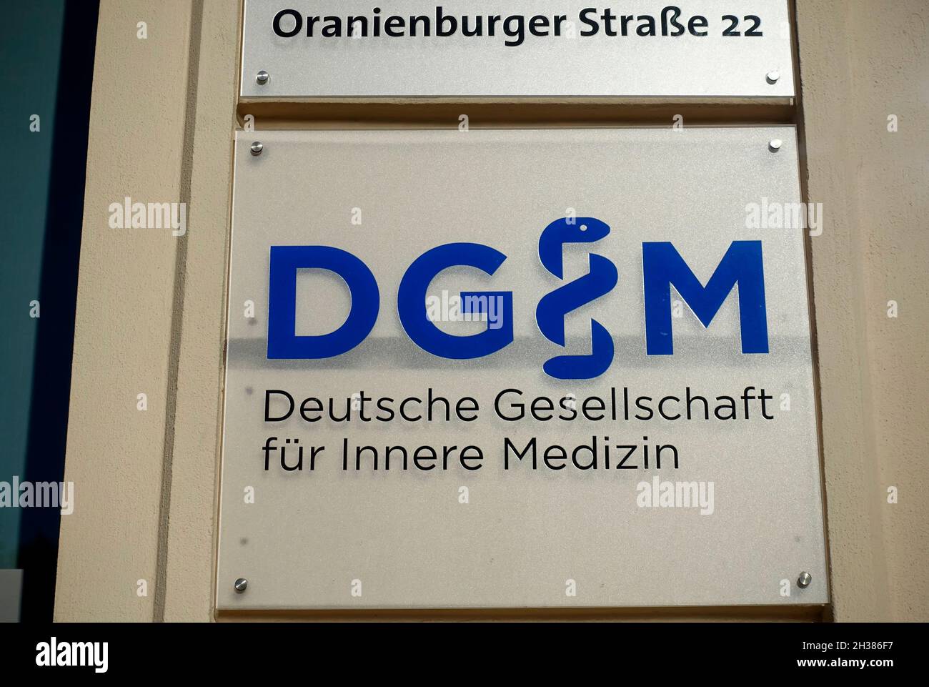 DGIM, Deutsche Gesellschaft für Innere Medizin, Società tedesca di Medicina interna, Berlino Foto Stock