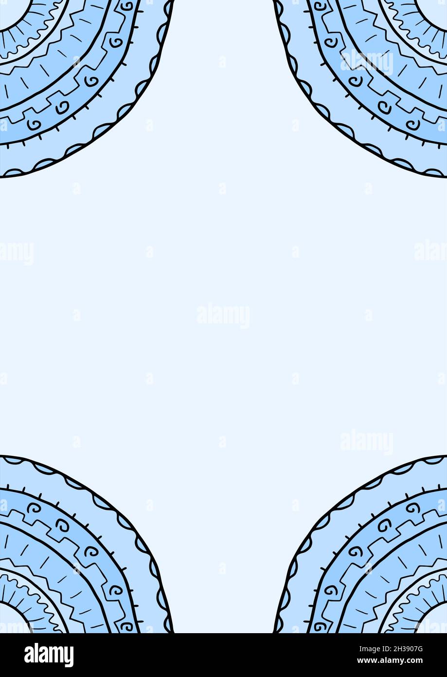 Carta blu Illustrazione Vettoriale