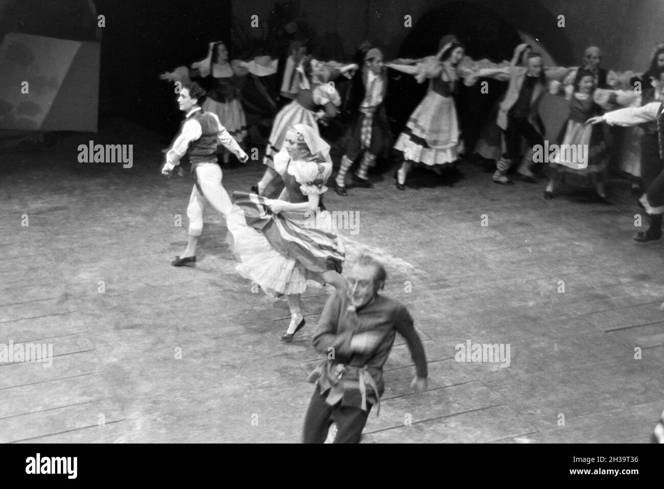 Aufführung im Opernhaus nella Rom; Italien 1940er Jahre. Prestazioni nell'opera di Roma; Italia 1940s. Foto Stock