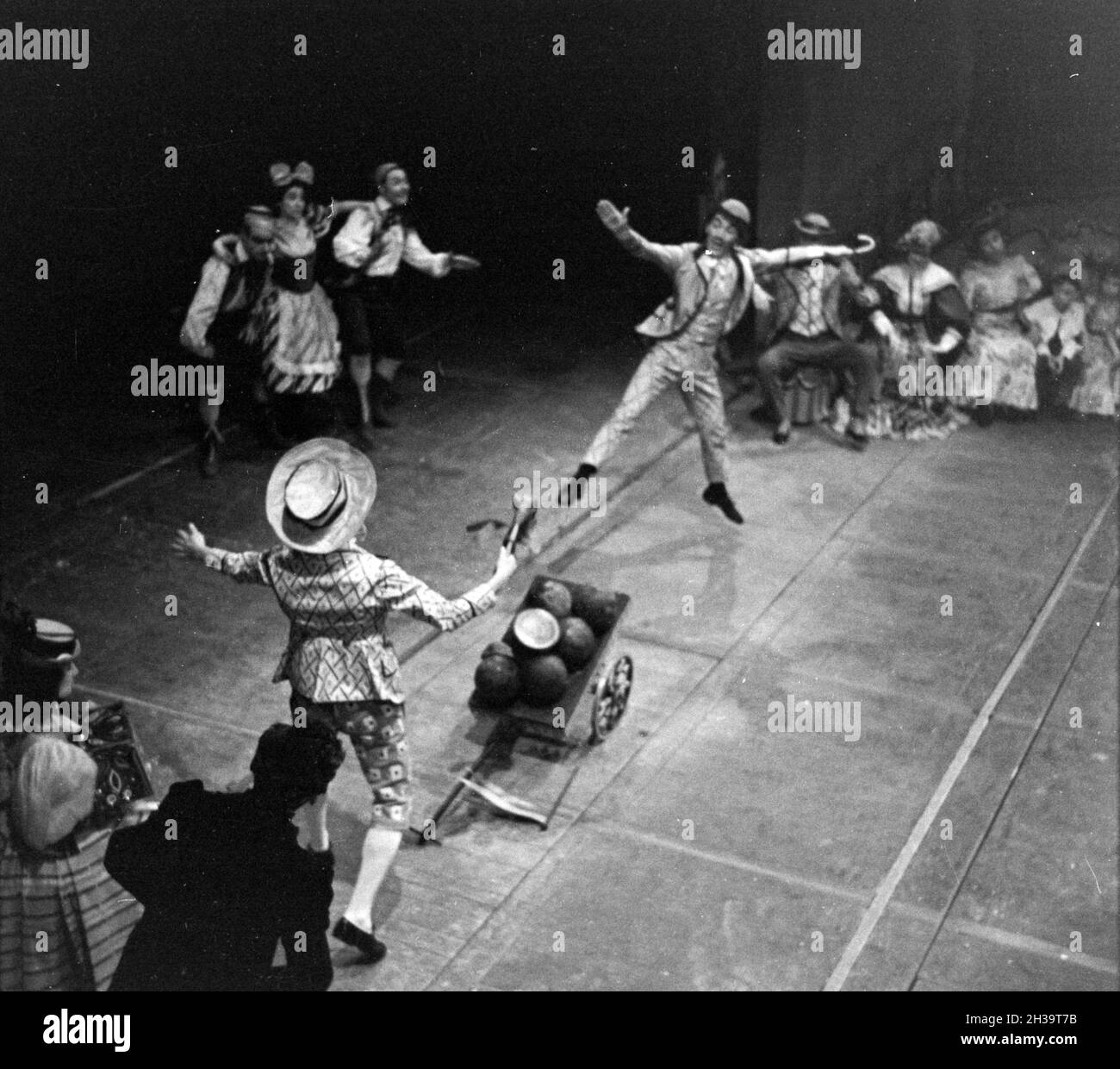 Aufführung im Opernhaus nella Rom; Italien 1940er Jahre. Prestazioni nell'opera di Roma; Italia 1940s. Foto Stock