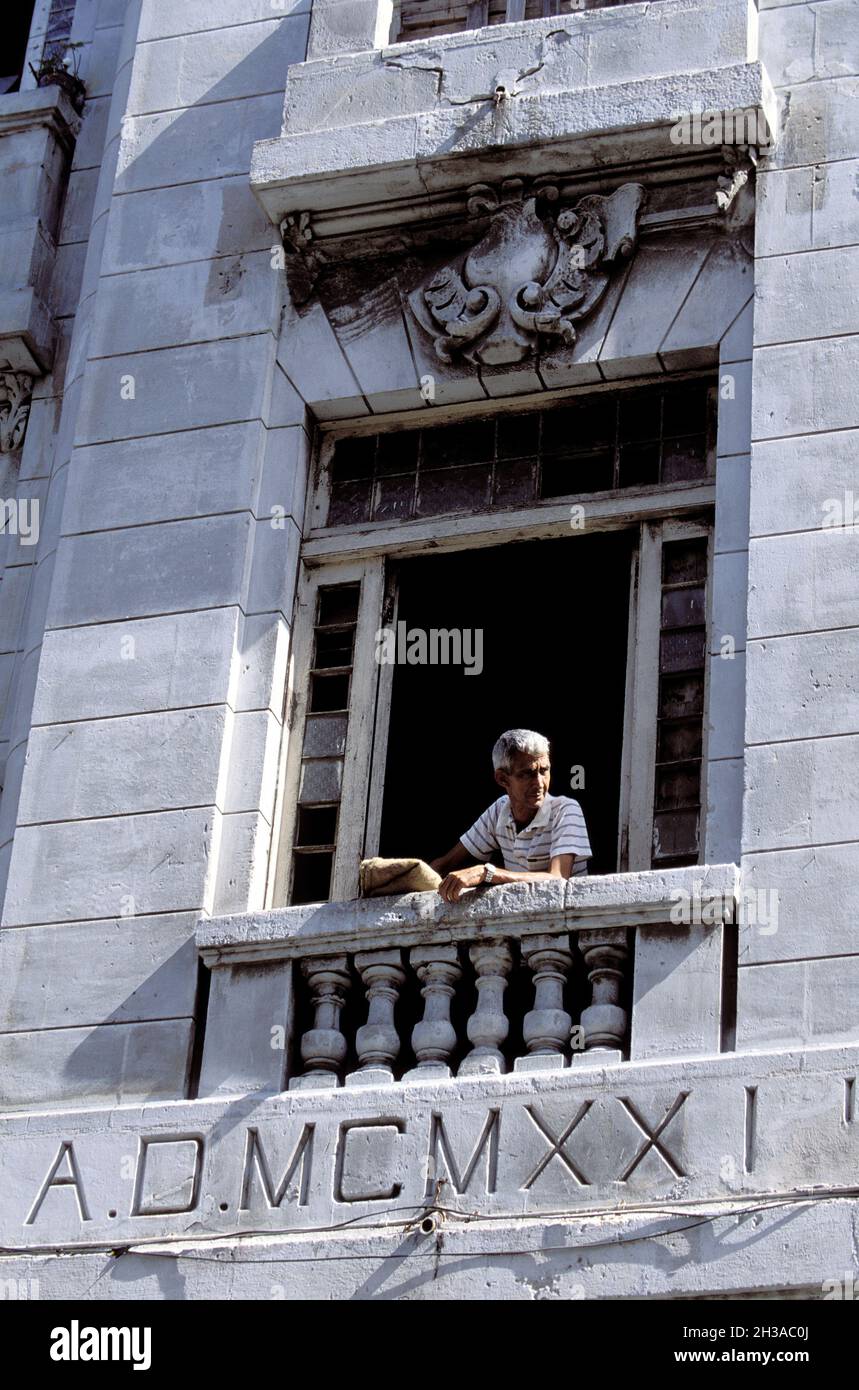 CUBA, L'AVANA, LA CITTÀ VECCHIA Foto Stock