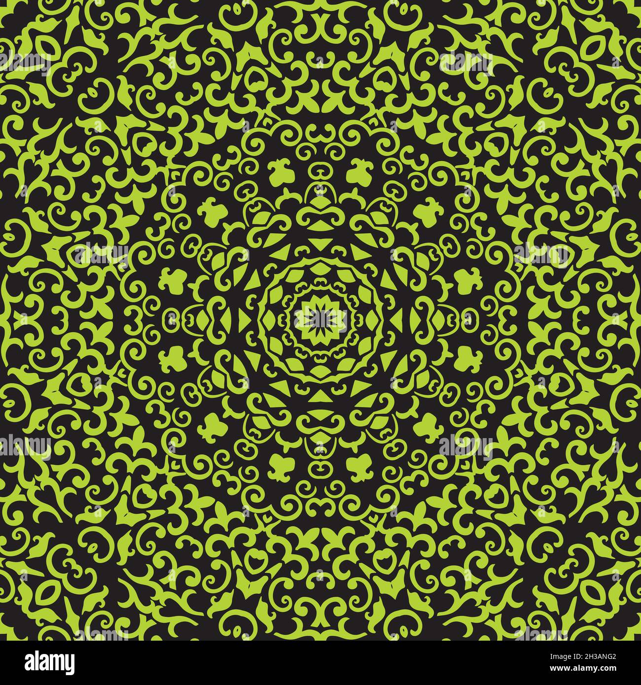 Motivo floreale senza cuciture. Stile etnico decorazione ornamentale colorata per scopi diversi. Illustrazione Vettoriale