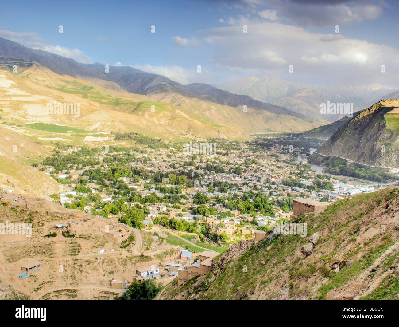 Feyzabad nel nord dell'Afghanistan Foto Stock