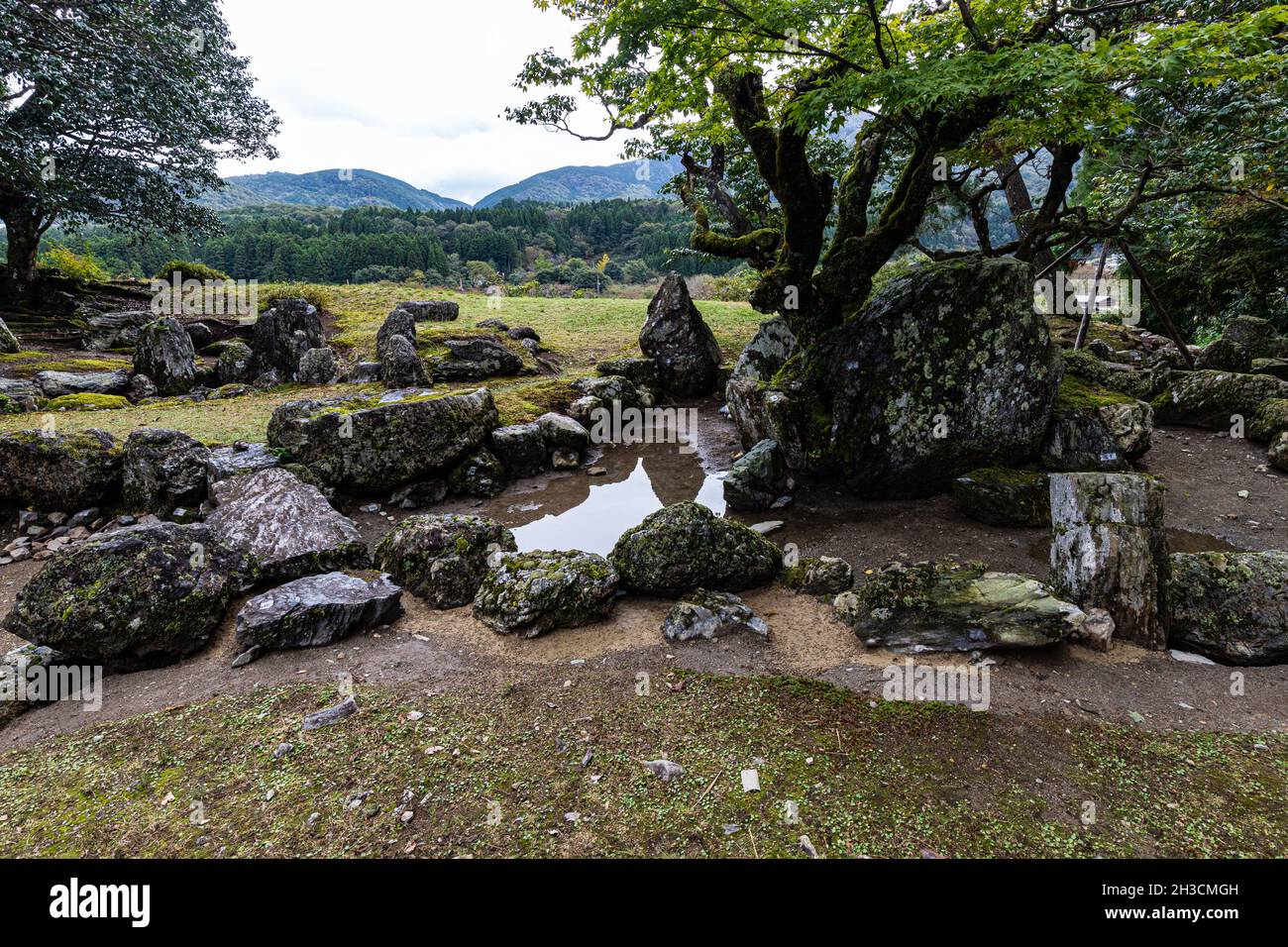 Shurinji Garden - precedentemente conosciuto come Kosho-ji è un luogo panoramico designato a livello nazionale creato da Tadakuni Hosokawa. Anche l'ex Giardino Shuneiji è conosciuto Foto Stock