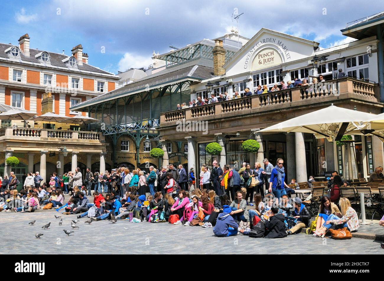 Il famoso edificio Covent Garden Piazza e Market a Londra, Inghilterra, Regno Unito Foto Stock