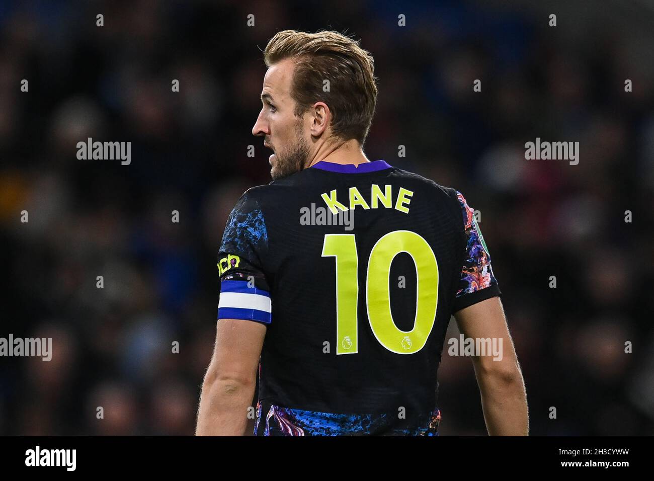 Harry Kane n° 10 di Tottenham Hotspur durante il gioco Foto Stock