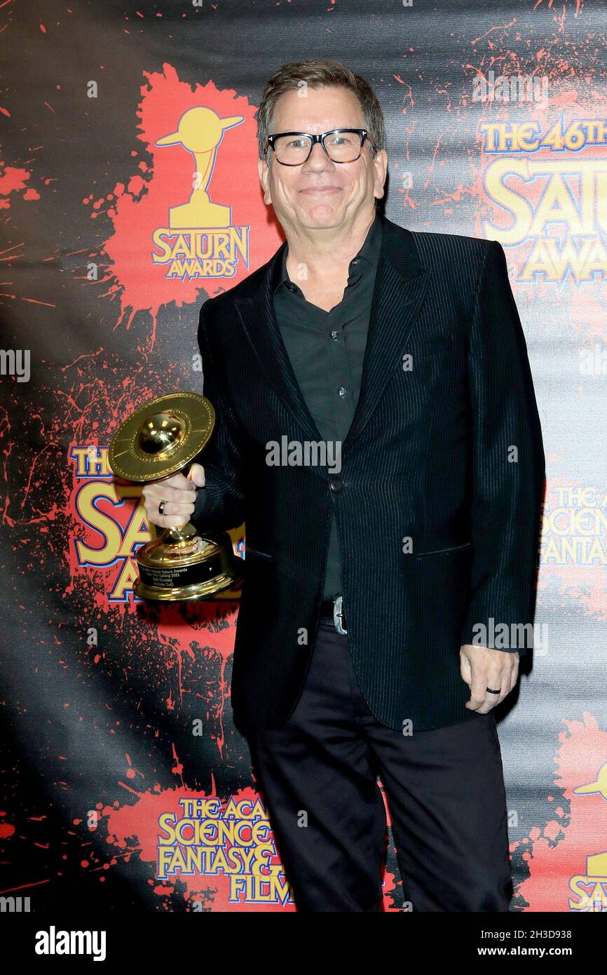 26 ottobre 2021, Burbank, CA, Stati Uniti d'America: LOS ANGELES - Oct 26: Bob Ducsay al 46° annuale Saturno Awards - Sala Stampa al Marriott Convention Center il 26 ottobre 2021 a Burbank, CA (Credit Image: © Kay Blake/ZUMA Press Wire) Foto Stock