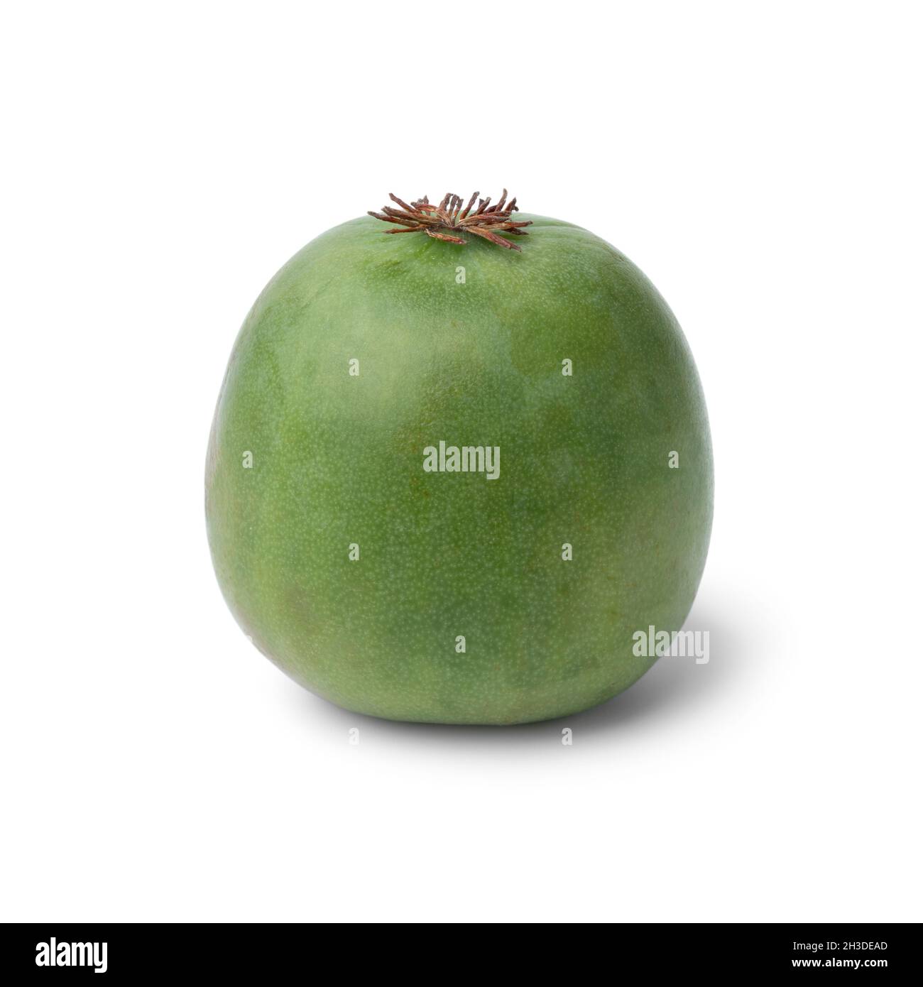 Bacche di kiwi fresco intero in primo piano isolato su sfondo bianco Foto Stock