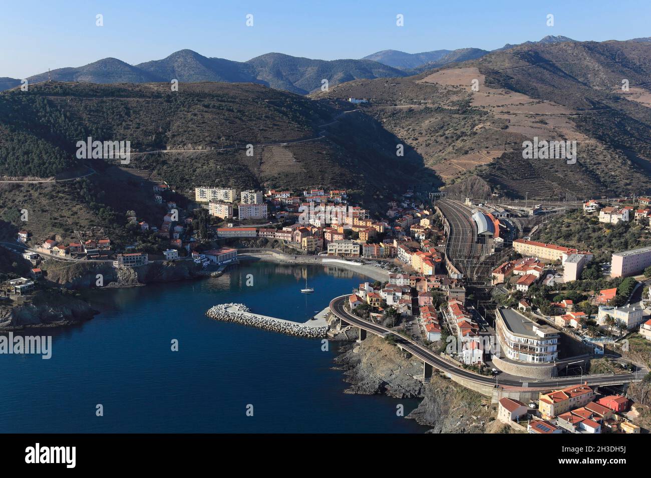 FRANCIA PIRENEI ORIENTALI (66): CERBERE Foto Stock