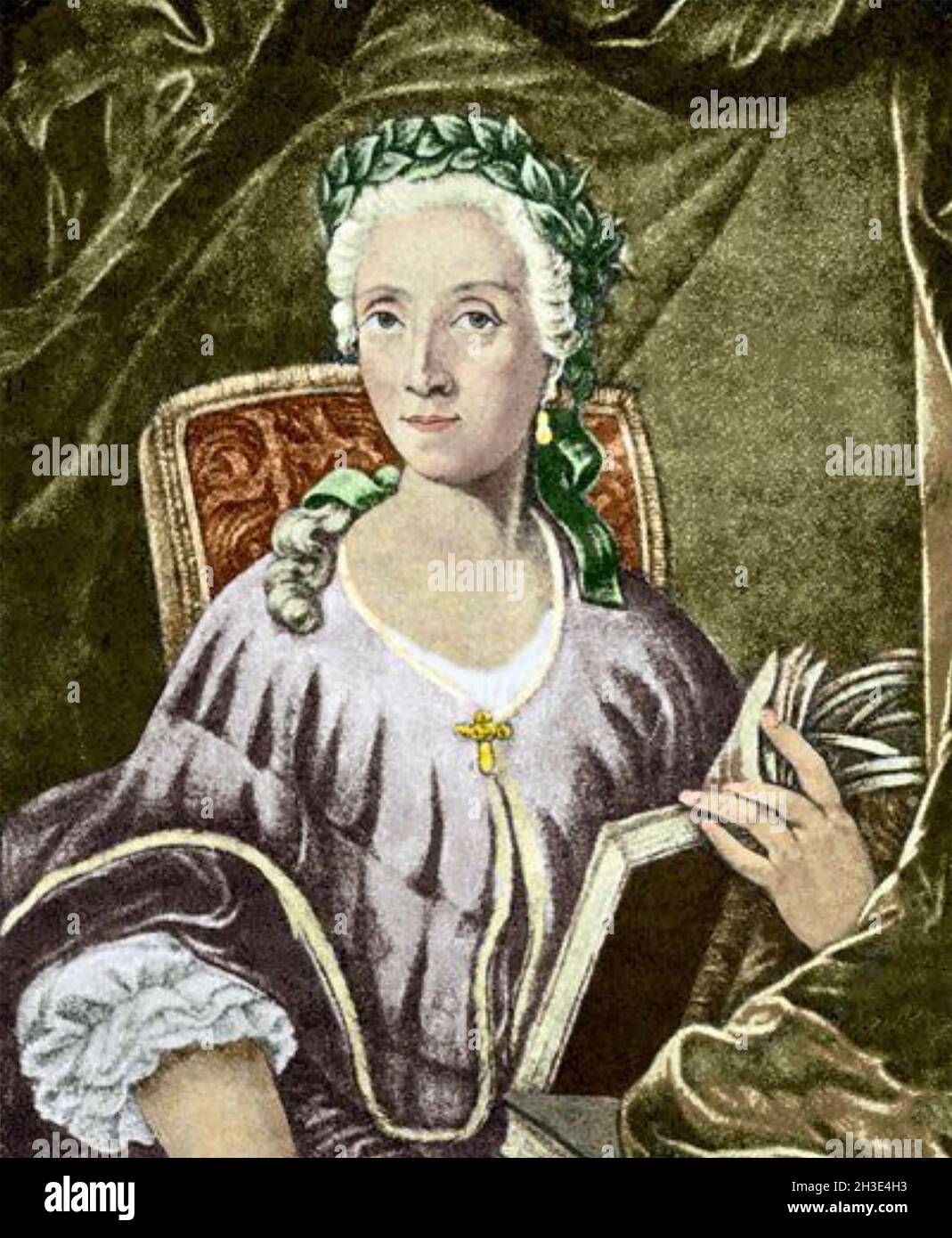LAURA BASSI (1711-1778) fisico e accademico italiano Foto Stock