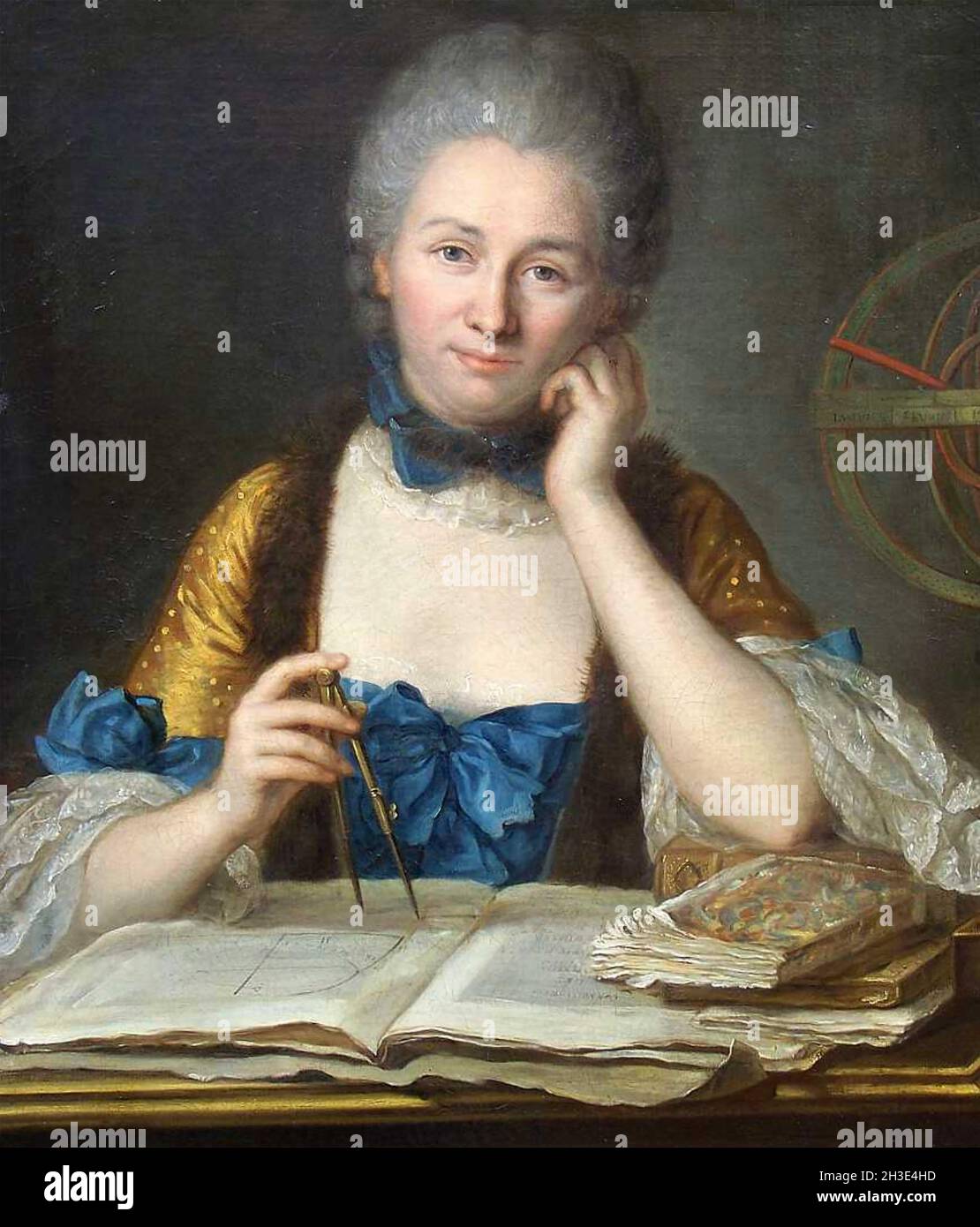 ÉMILE du Châtelet (1706-1749) matematico e filosofo francese Foto Stock