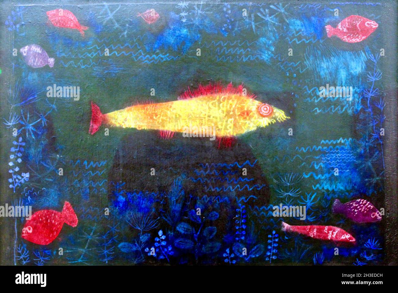 Paul Klee - The Goldfish - Der Goldfisch Foto Stock