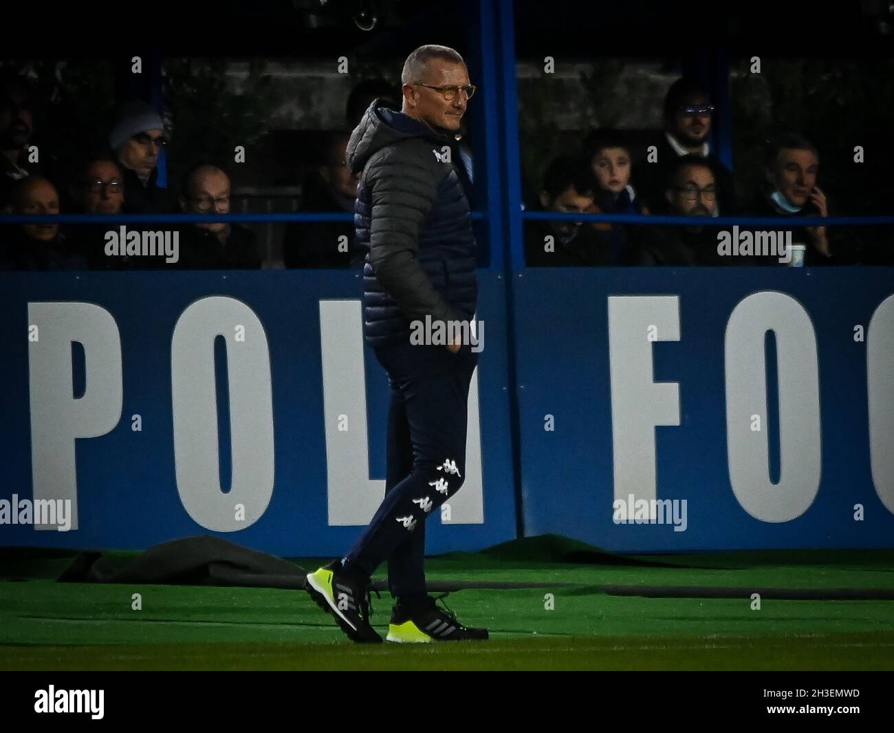 Stadio Carlo Castellani, Empoli, Italia, 27 ottobre 2021, Aurelio Andreazzoli allenatore Empoli durante Empoli FC vs Inter - FC Internazionale - Italiano Foto Stock