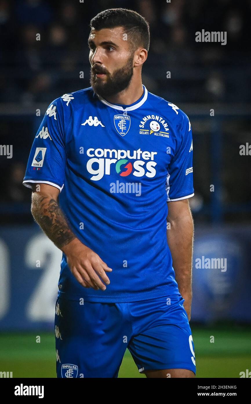 Stadio Carlo Castellani, Empoli, Italia, 27 ottobre 2021, Cutrone Patrick (Empoli) ritratto durante Empoli FC vs Inter - FC Internazionale - Italiano Foto Stock