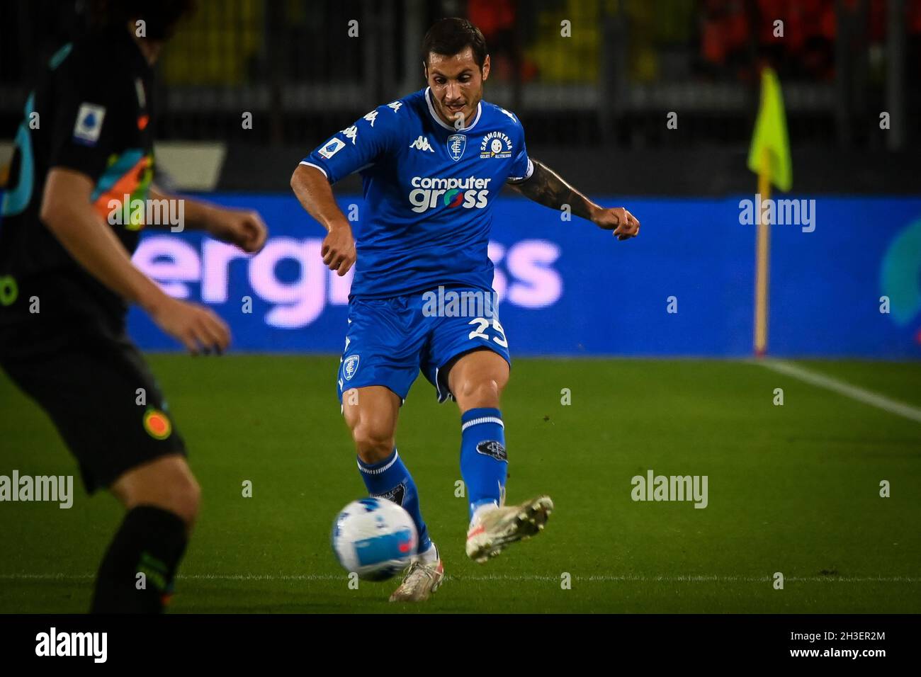 Stadio Carlo Castellani, Empoli, Italia, 27 ottobre 2021, Bandinelli Filippo (Empoli) ritratto durante Empoli FC vs Inter - FC Internazionale - Ital Foto Stock
