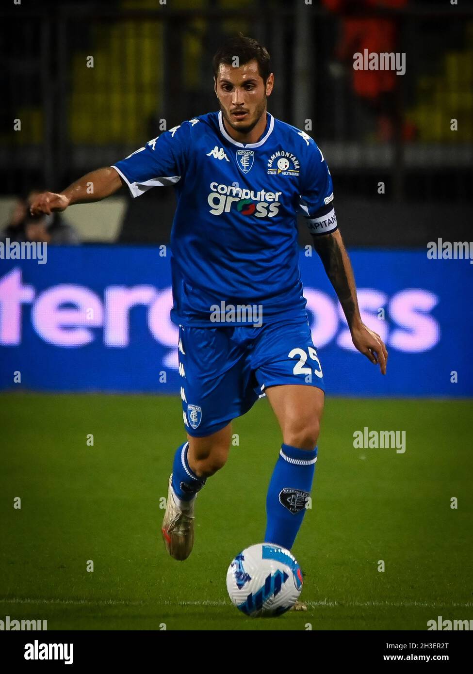 Stadio Carlo Castellani, Empoli, Italia, 27 ottobre 2021, Bandinelli Filippo (Empoli) ritratto durante Empoli FC vs Inter - FC Internazionale - Ital Foto Stock