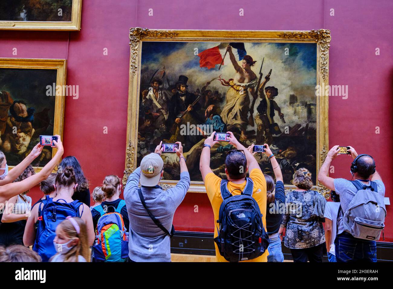 La Libertà Che Guida Il Popolo Louvre Delacroix La Libertà Che Guida Il Popolo Immagini e Fotos Stock - Alamy