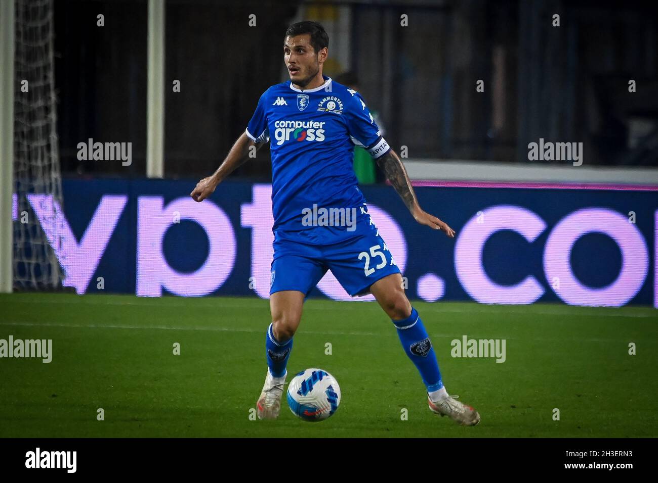 Stadio Carlo Castellani, Empoli, Italia, 27 ottobre 2021, Bandinelli Filippo (Empoli) ritratto durante Empoli FC vs Inter - FC Internazionale - Ital Foto Stock