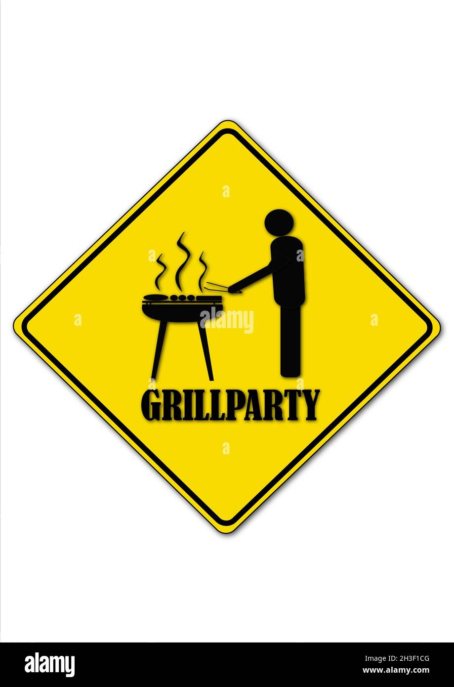 Grillparty Foto Stock