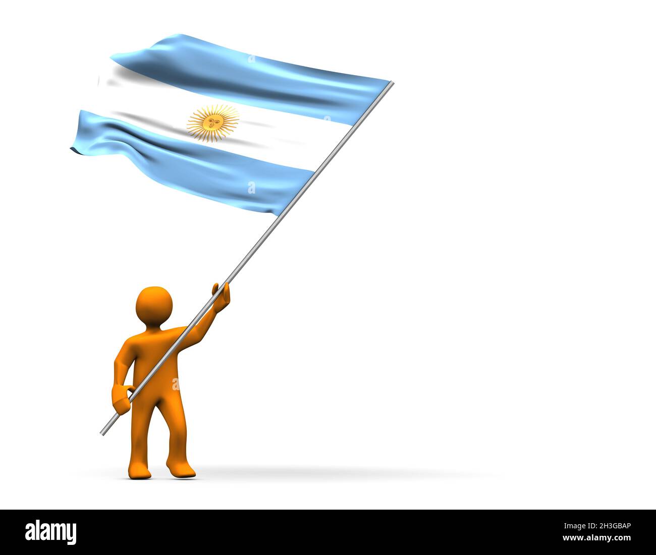 Fan Argentina Foto Stock