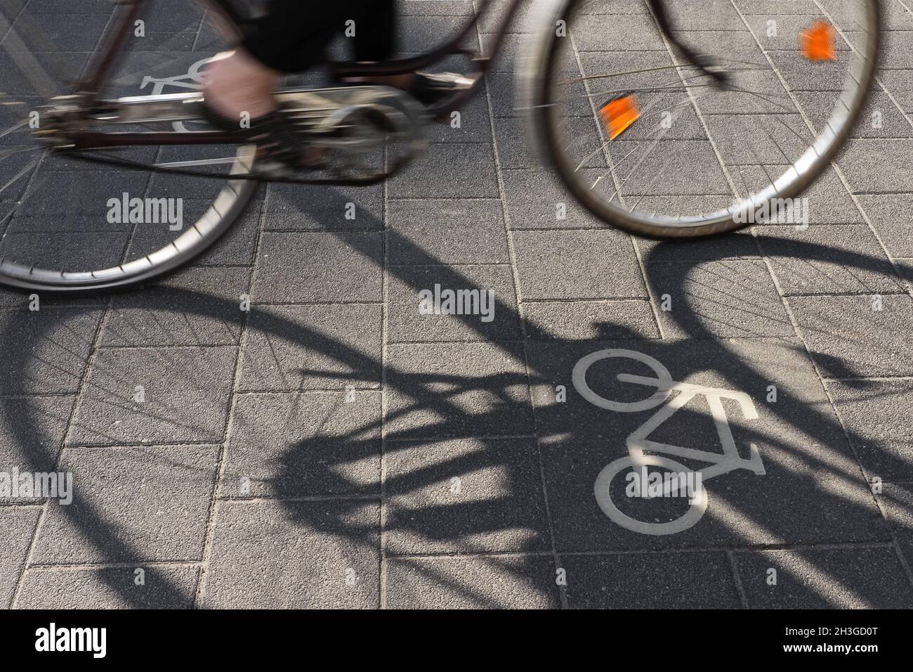 Pista ciclabile Foto Stock