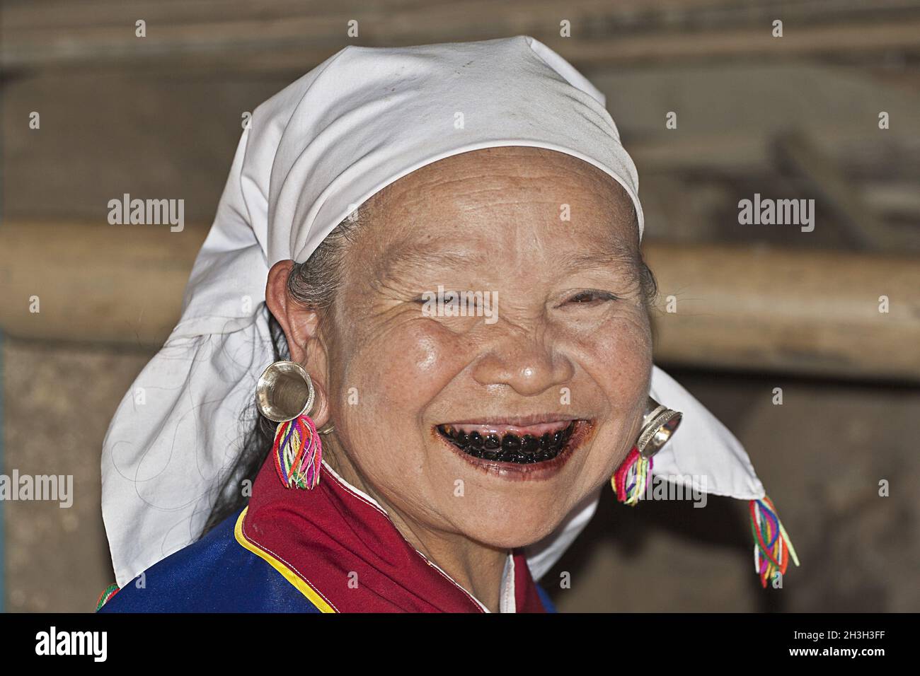 Donna birmana Foto Stock