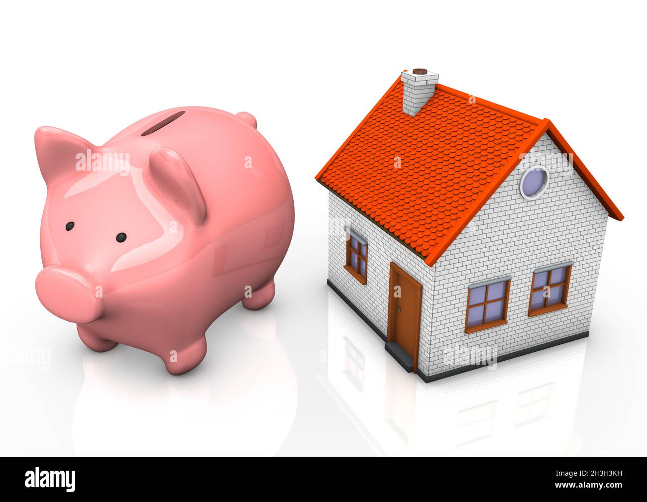 Casa Piggy Bank Foto Stock