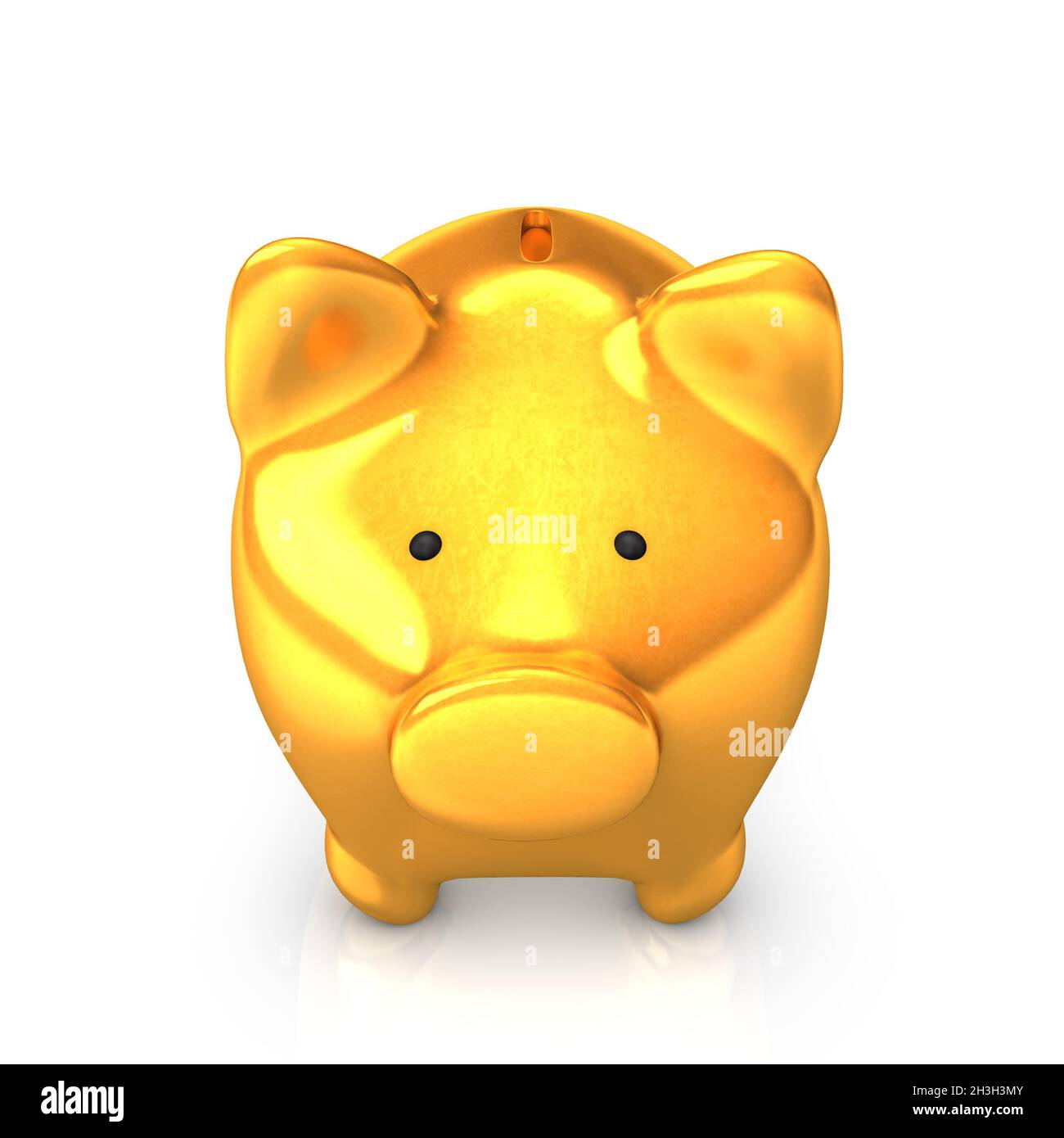 Golden Salvadanaio Foto Stock