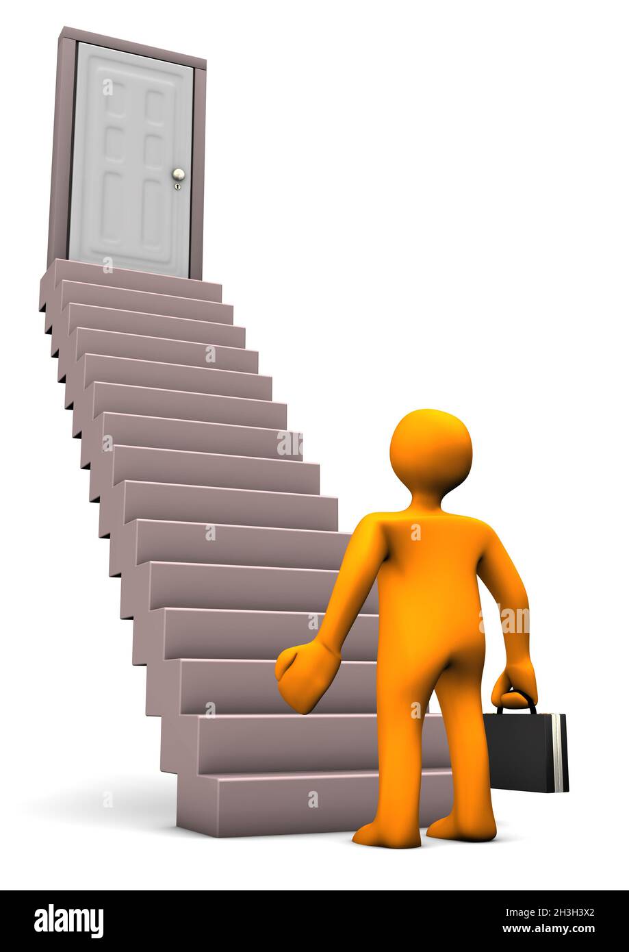 Attività ambiziosa Foto Stock