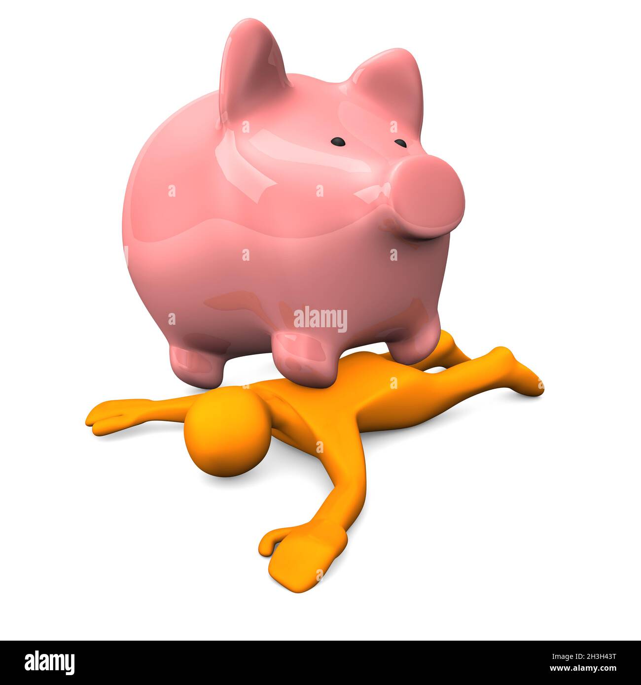 Vincitore della Piggy Bank Foto Stock