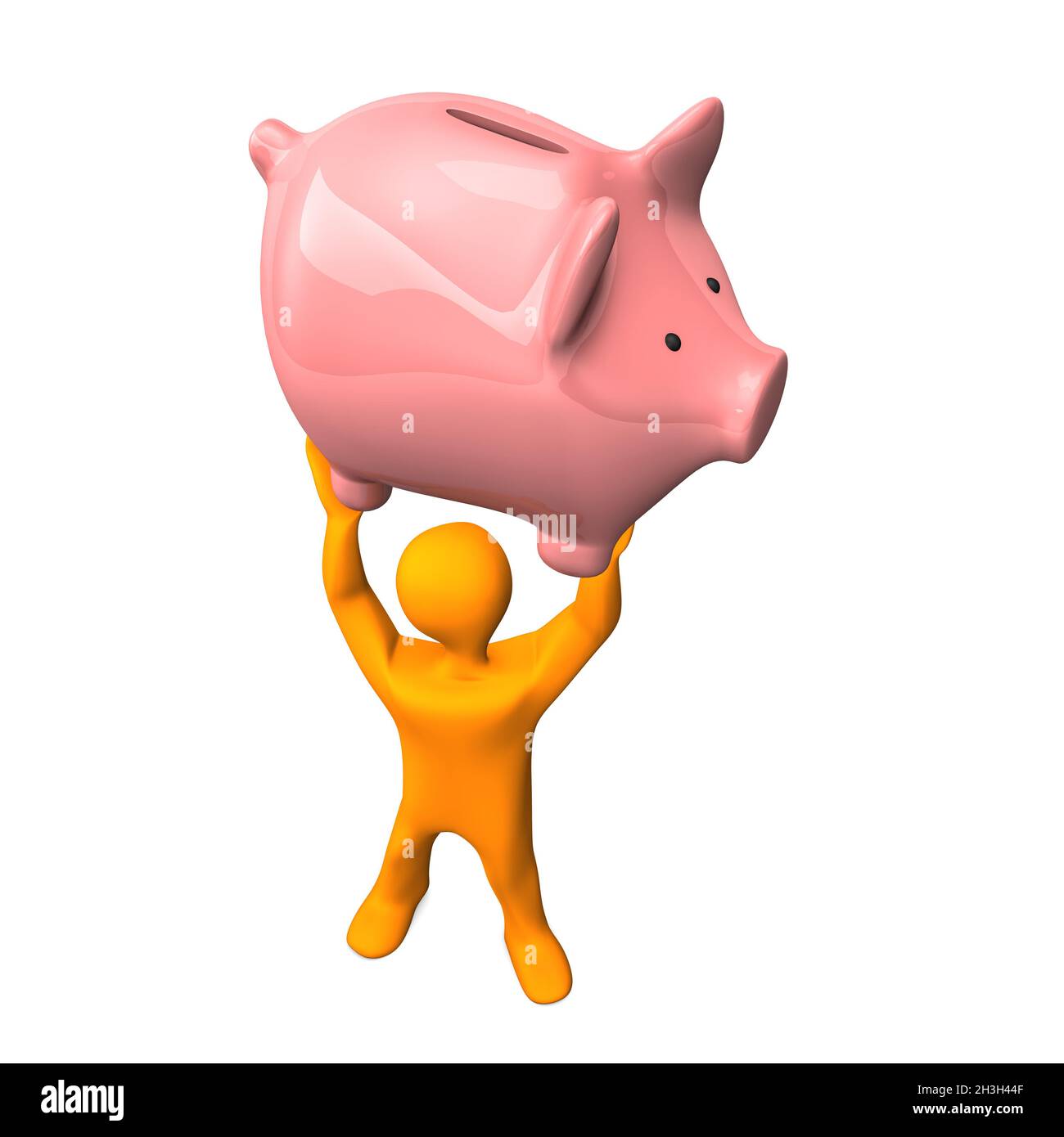 Manichino Piggy Bank Foto Stock