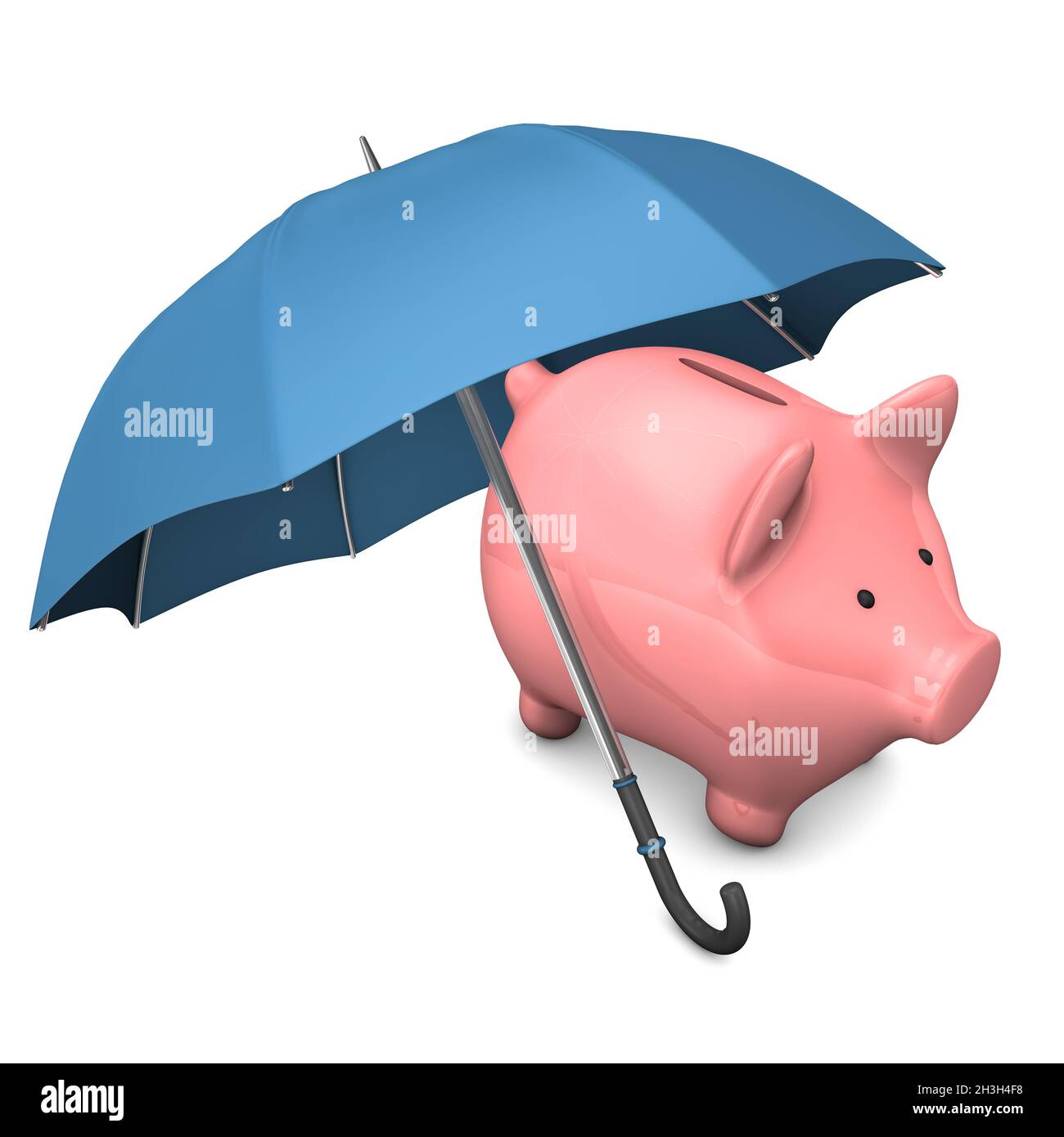 Ombrello Piggy Bank Foto Stock