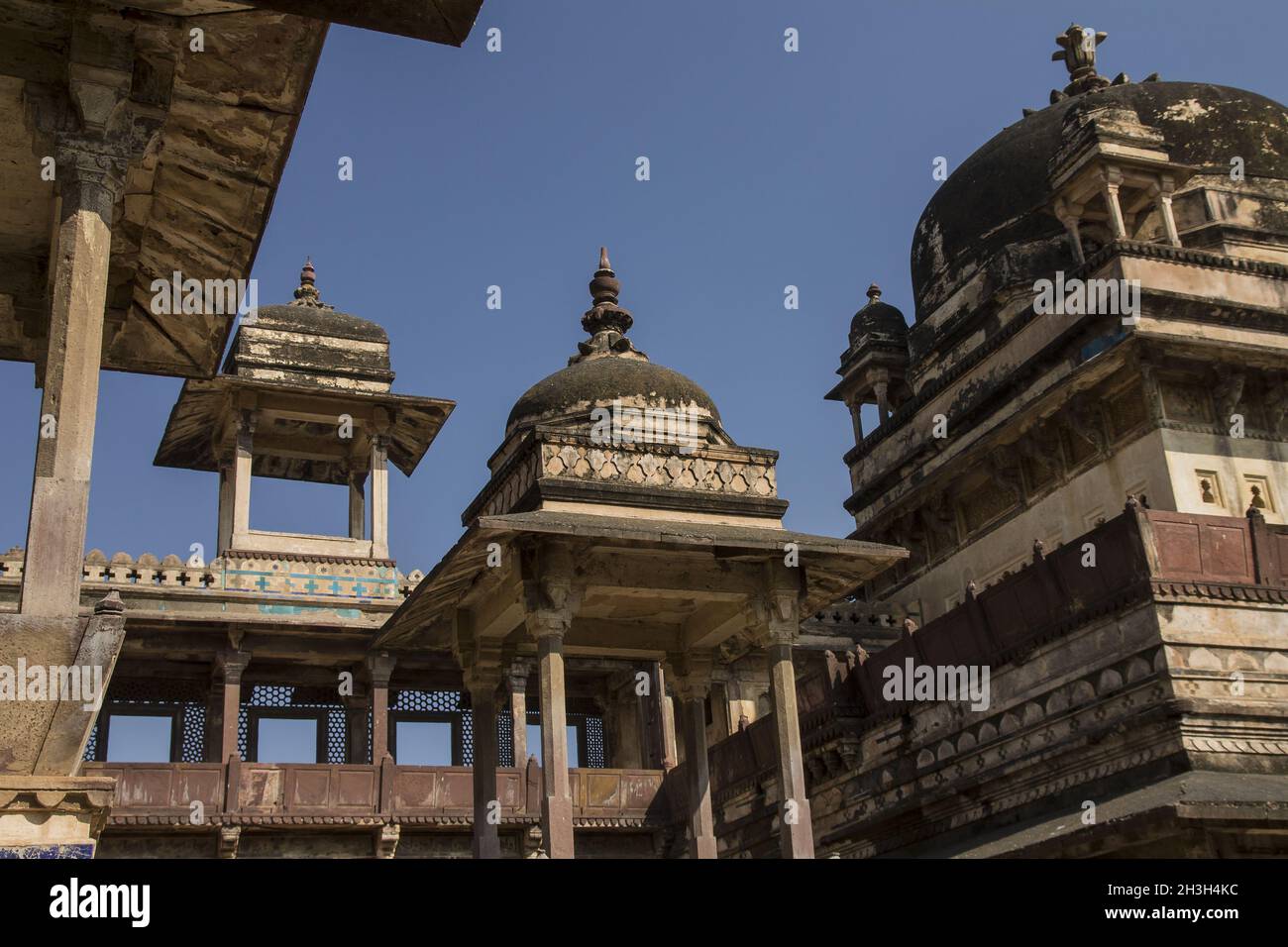 Jahangir Mahal a Orchha. Madhya Pradesh, India Foto Stock