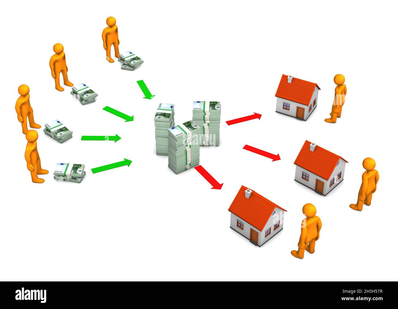 Banca di prestito domestico Foto Stock