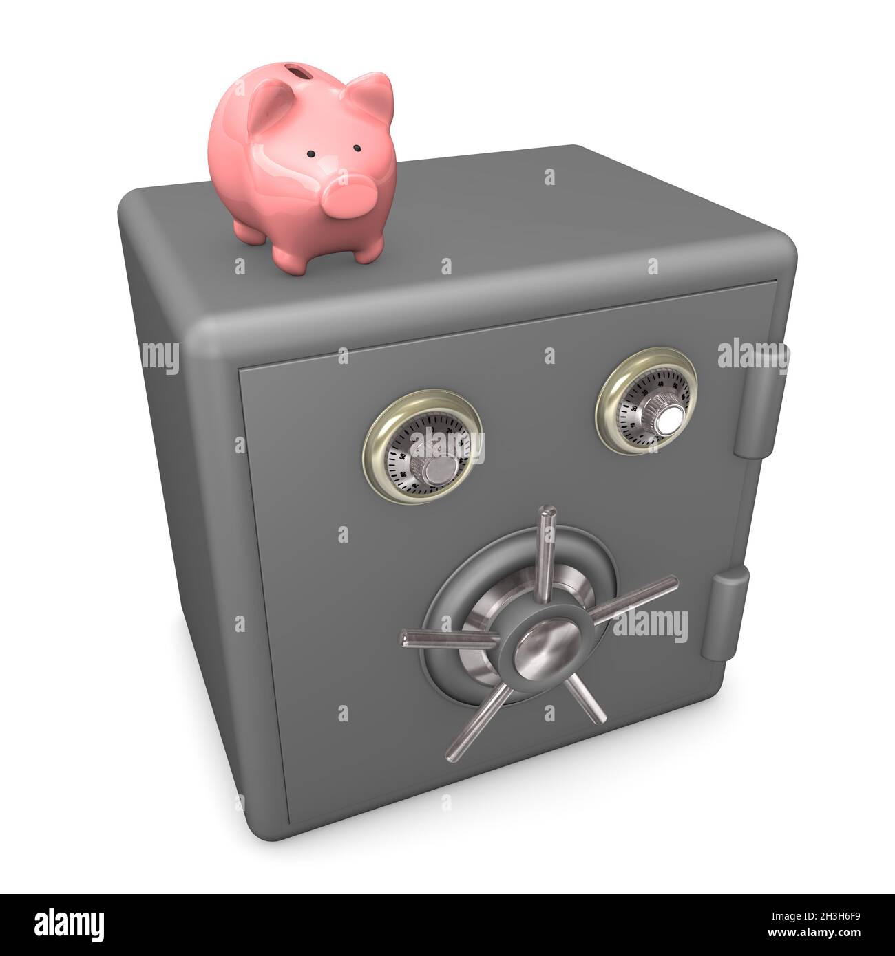 Cassaforte Piggybank Foto Stock