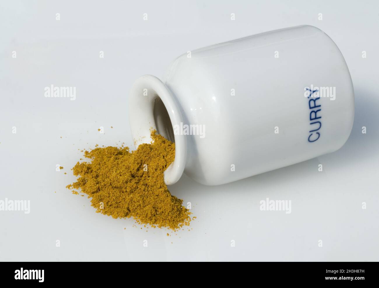 Curry, agitatore per spezie; shaker Foto Stock