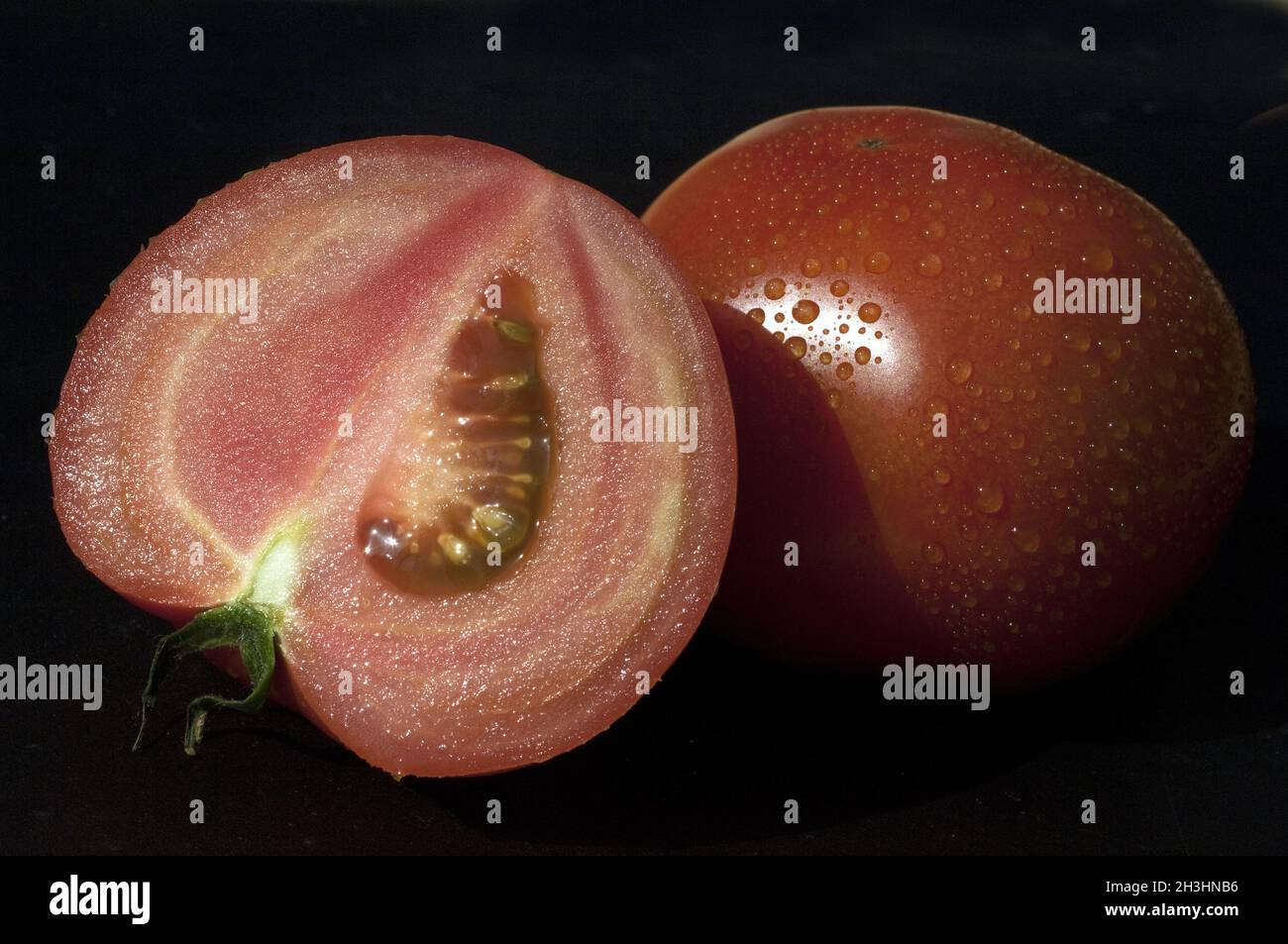 Pomodori di manzo, Licopersicon esculentum Foto Stock