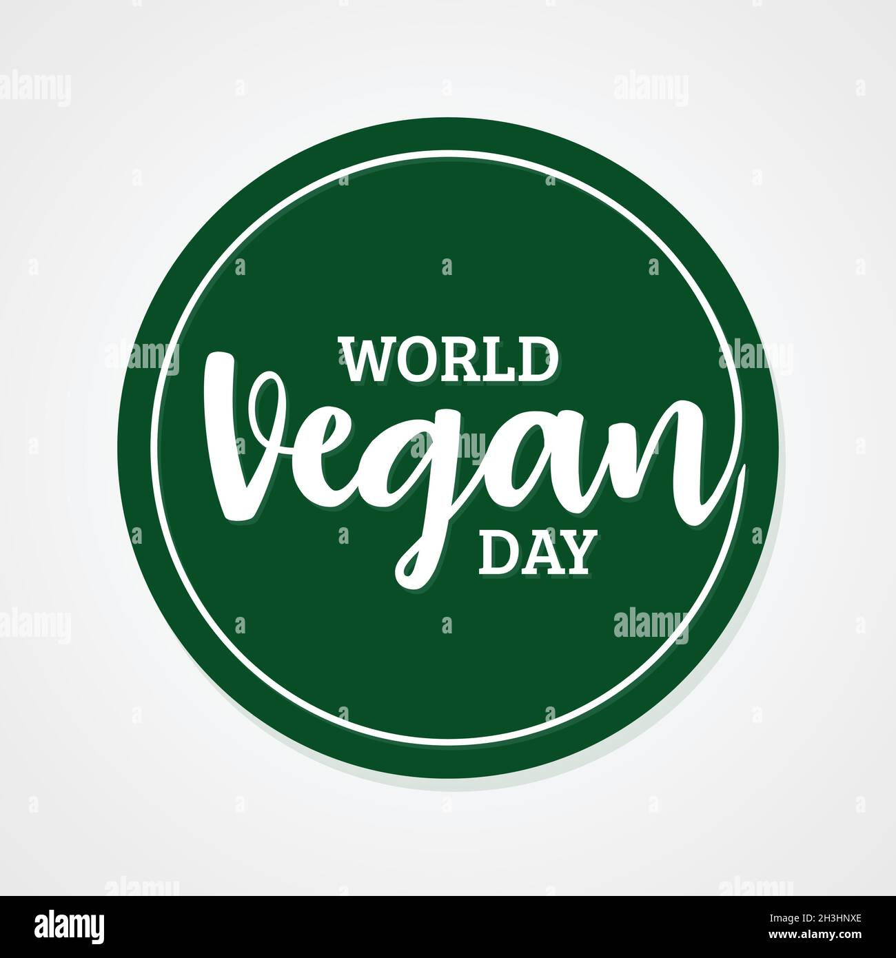 World Vegan Day sfondo vettoriale disegnato a mano. Giornata mondiale del Vegan per il modello di progettazione degli elementi. Illustrazione vettoriale EPS.8 EPS.10 Illustrazione Vettoriale