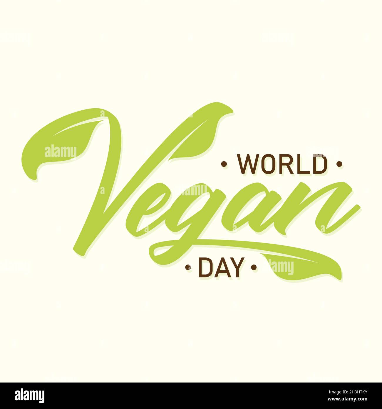 World Vegan Day sfondo vettoriale disegnato a mano. Giornata mondiale del Vegan per il modello di progettazione degli elementi. Illustrazione vettoriale EPS.8 EPS.10 Illustrazione Vettoriale