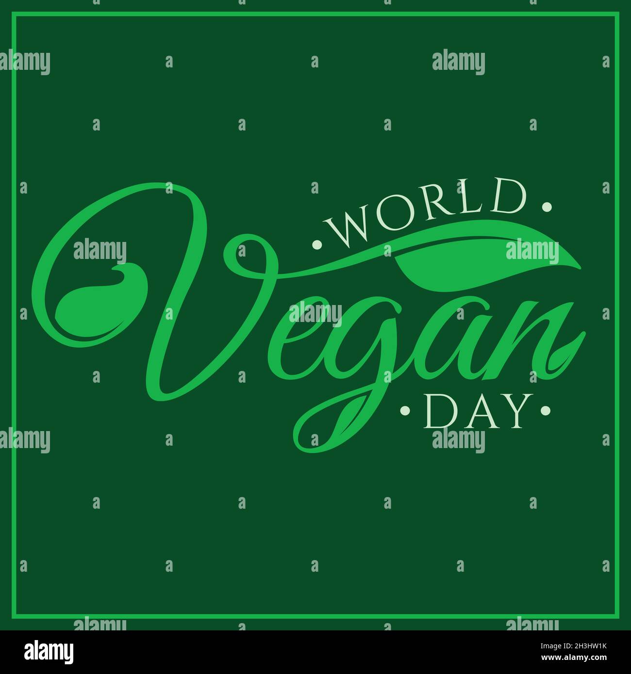 World Vegan Day sfondo vettoriale disegnato a mano. Giornata mondiale del Vegan per il modello di progettazione degli elementi. Illustrazione vettoriale EPS.8 EPS.10 Illustrazione Vettoriale