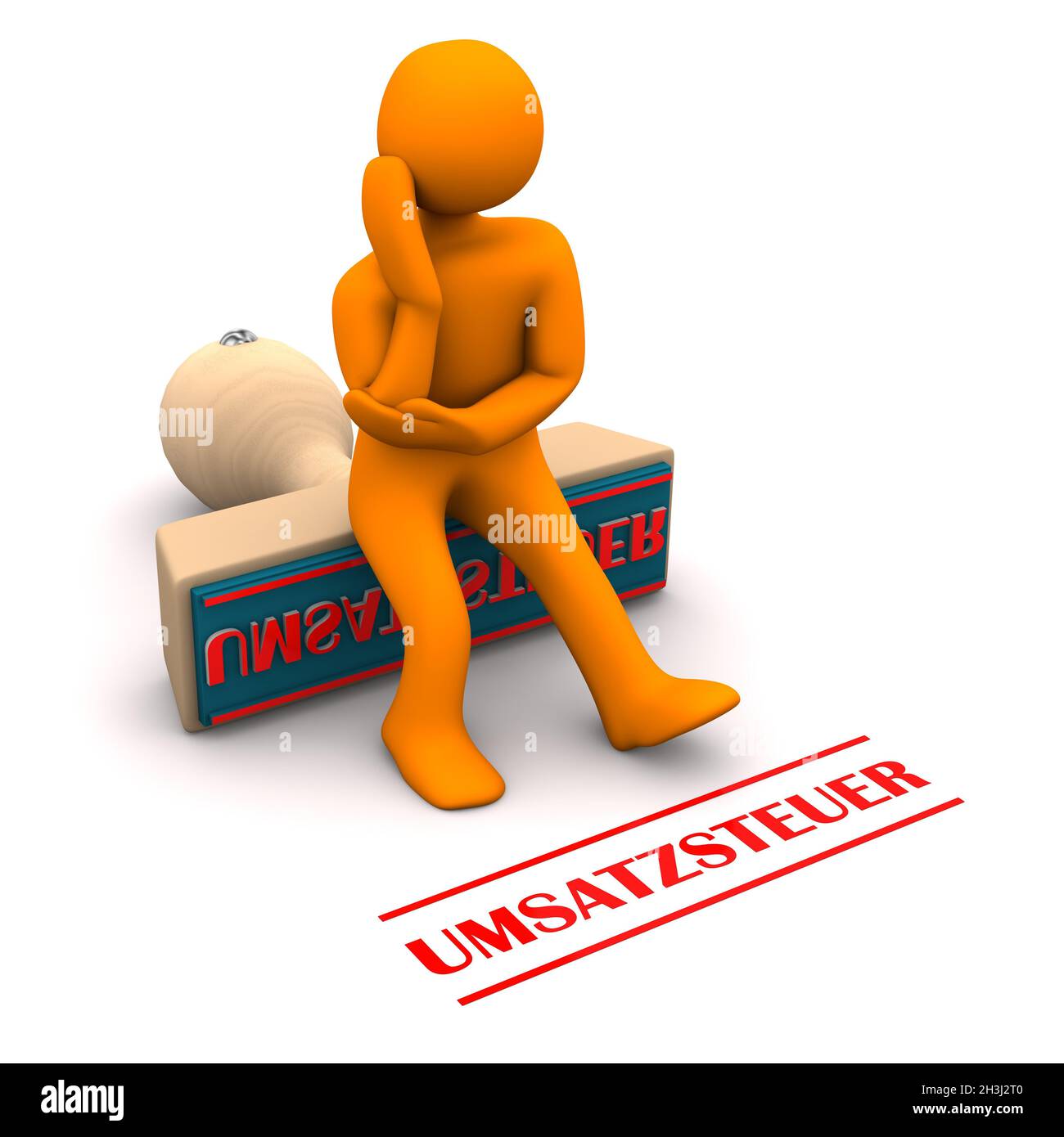 Imposta sulle vendite di Mankin Stamp Foto Stock