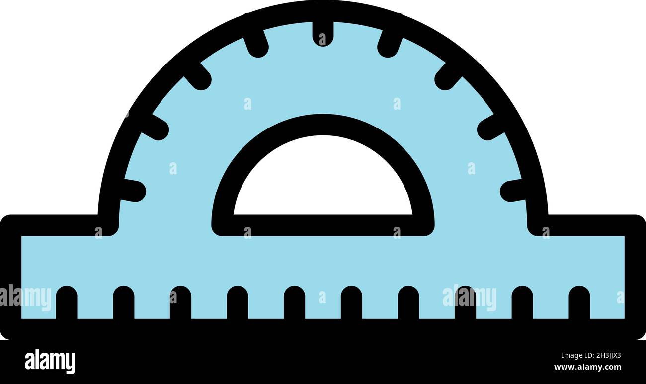 Icona del goniometro del falegname. Profilo carpentiere protettore icona di  colore piatto isolato Immagine e Vettoriale - Alamy