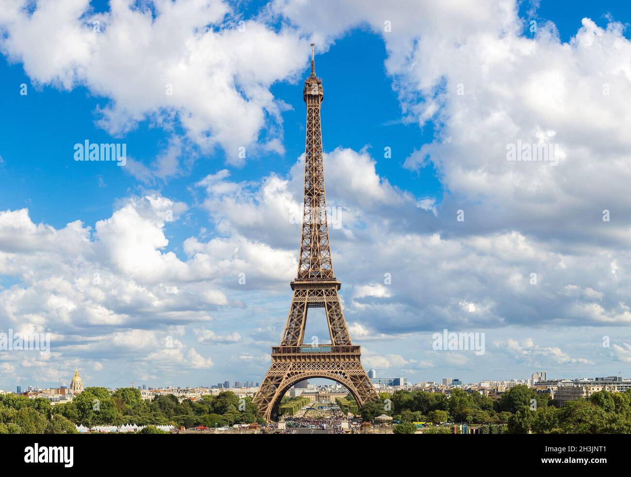 La Torre Eiffel a Parigi Foto Stock